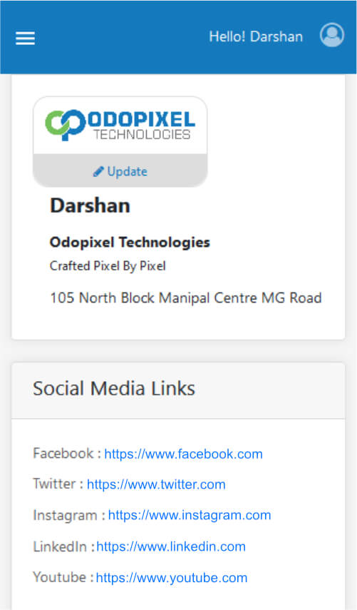  Digital Business Card